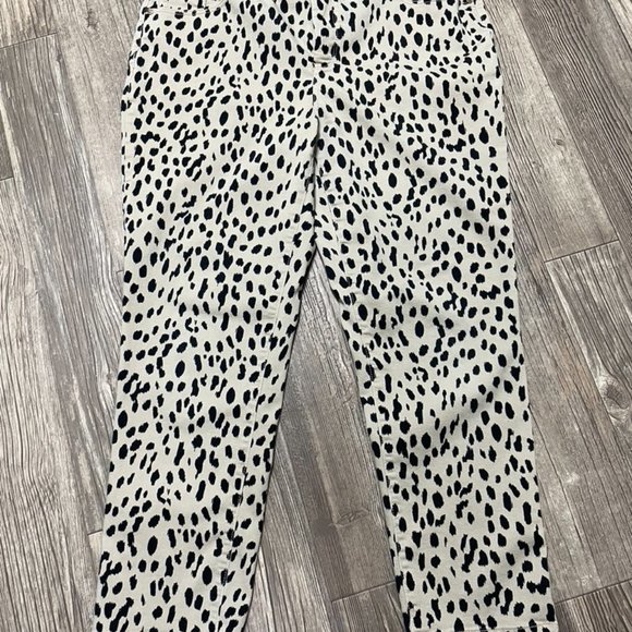 Chicos Black Spotted So Slimming Girlfriend Ankle Pant - Picture 2 of 5